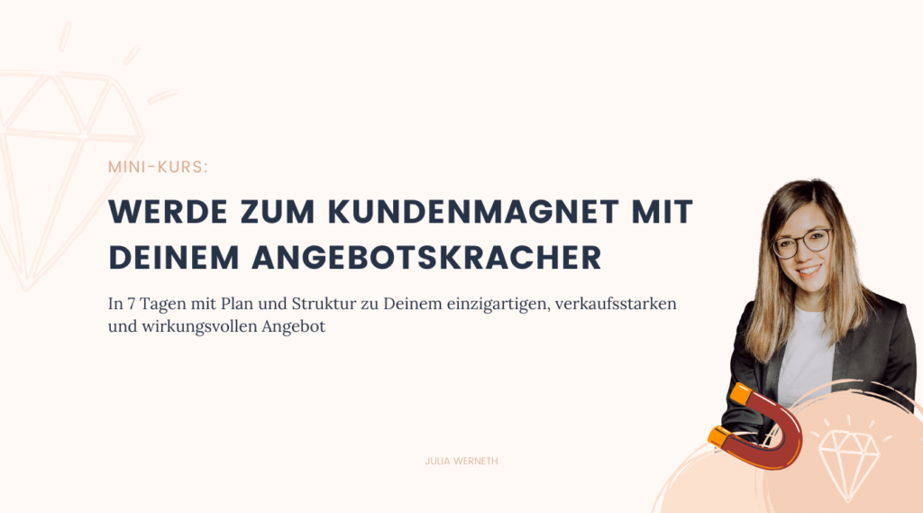 Mini-Kurs Angebotskracher Julia Werneth